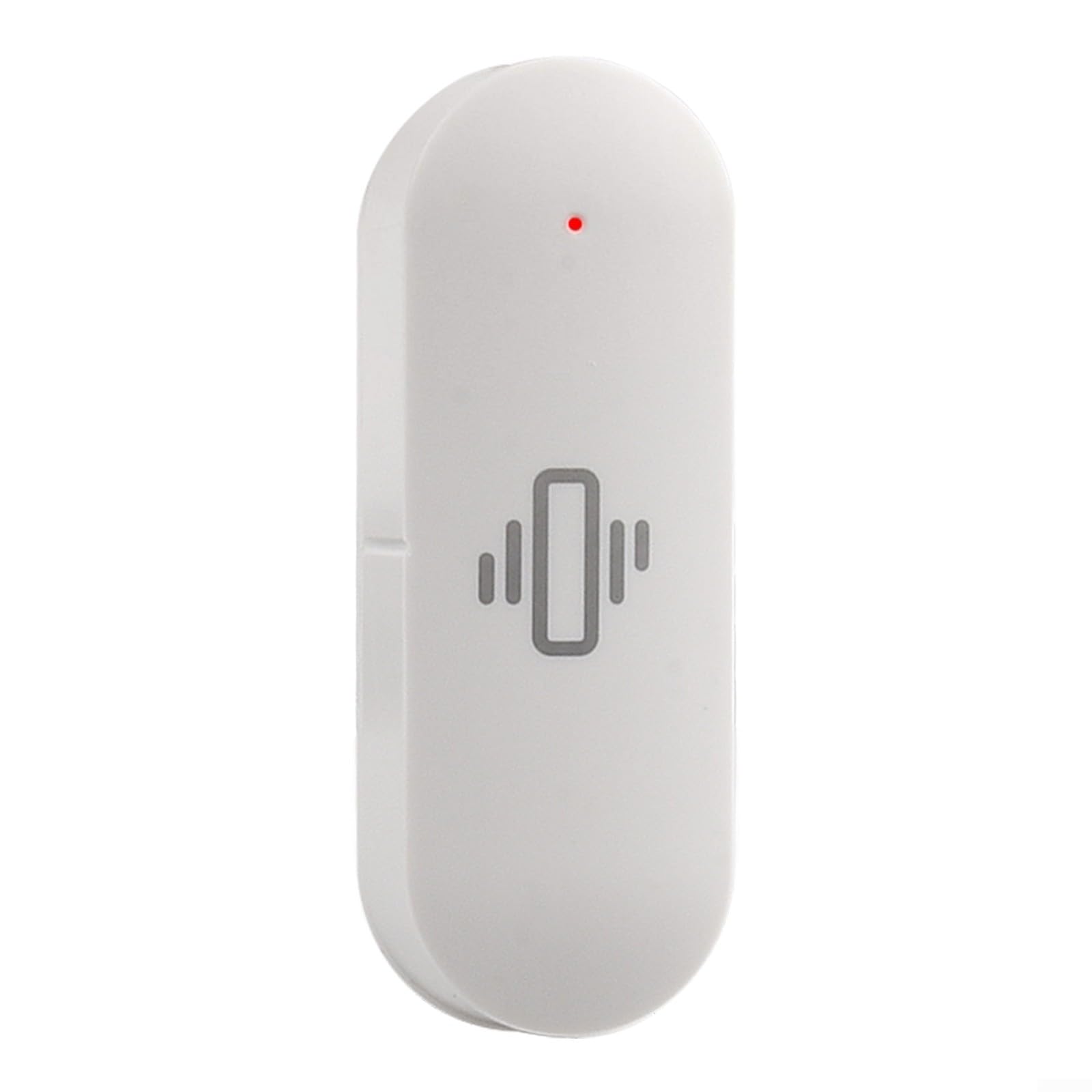 Sensor de vibración inteligente: detector de rotura de vidrio inalámbrico, sensor de puerta WiFi con alarmas de aplicación, sensibilidad ajustable, sensor de seguridad (4 piezas)