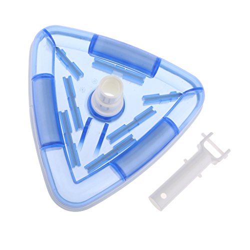 Dolity Triangular Vacuum Head Brush Swimming Pool Weighted Cleaner Tiled Concrete