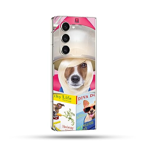 Image of MightySkins Skin Compatible with Samsung Galaxy Z Fold 5 Full Wrap - Dog Divas | Protective, Durable, and Unique Vinyl Decal wrap Cover | Easy to Apply, Remove, and Change Styles | Made in The USA