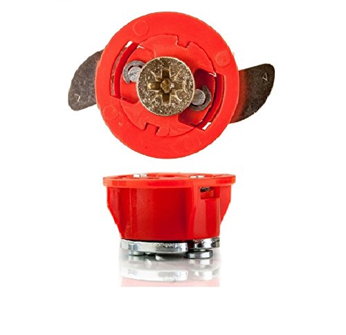 Fixations pour plaque de plâtre Gripit rouge 18mm avec vis lot de 100