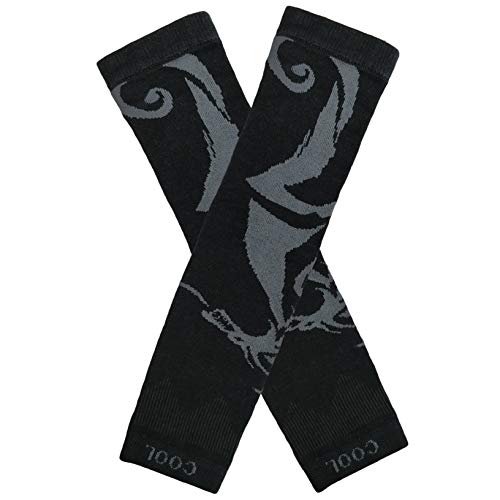 Image of Cotson Black Tattoo Cotton Arm Sleeves for Men Women Sun Protection (Pack of 1 Pair)