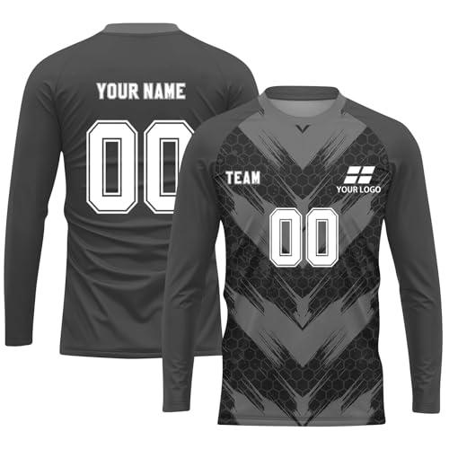 Camiseta de fútbol personalizada para niños y niñas 2025 para hombre, camiseta de entrenamiento juvenil, traje de fútbol, conjunto de pantalones cortos, regalo para fanáticos, 2-Gris, L