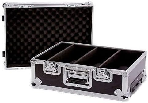Deejay LED Fly Drive Heavy Duty Deluxe CD Case for 100 CDs with Pull-out Handle & Wheels