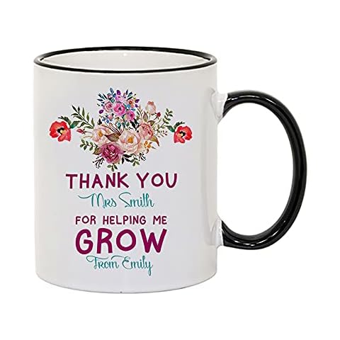 Personalised Thank You Teacher Mug Cover