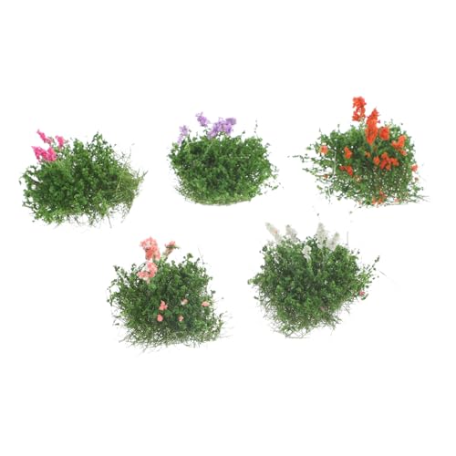 Mobestech 1箱 ミニチュア造花クラスター リアルな植生グループ 砂テーブル 道模型 園風景用装飾