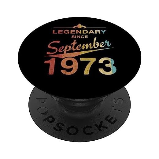 50 cumpleaños Nacido en septiembre de 1973 Vintage 50 años PopSockets PopGrip Intercambiable