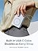 UGREEN MagFlow 20000mAh Magnetic Power Bank for MagSafe with Built-in Cable, High-Capacity Qi2 25W Certified Wireless Charging and 45W PD Fast Charging, Portable Charger for iPhone 17 Pro Max/16/15/14