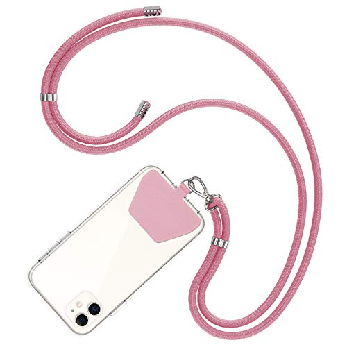 Gectre Lanière Téléphone Portable Réglable Avec Patchs - Cordon Universel Or Rose