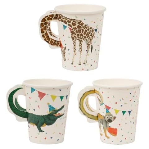 Talking Tables Eco-Friendly Safari Animal Cups Cover