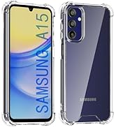 ZHCIHO for Samsung Galaxy A15 5G Case, Clear Hard PC Samsung A15 5G Phone Case with Reinforced Co...