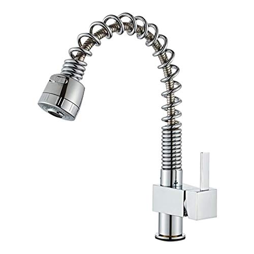 Robinet de cuisine extractible pour nettoyer facilement les grands faitouts