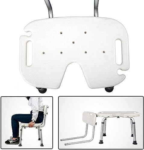 Chaise de bain à traction avec banc de douche rembourré stable - 4