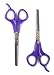 Hertzko Thinning Scissors Set Includes a 15 Teeth + 38 Teeth thinning Shears for thinning Out pet’s Fur and Blending Shorter and Longer Hair - Great Grooming Scissors for Dogs, Cats, and Rabbits
