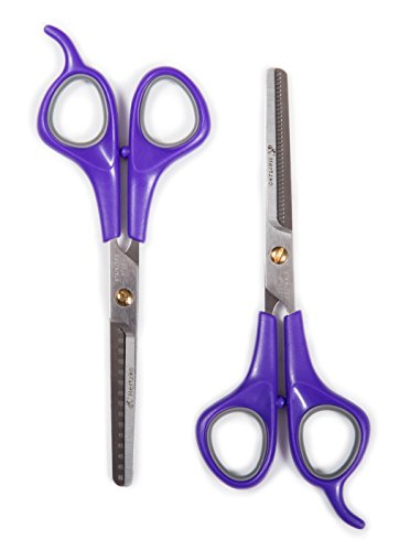 Hertzko Thinning Scissors Set Includes a 15 Teeth + 38 Teeth thinning Shears