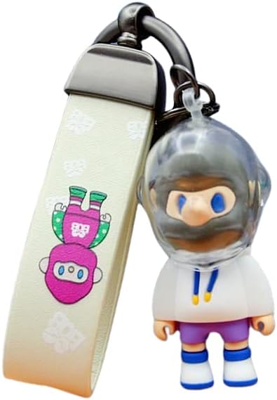 Lindos llaveros para mujeres, hombres, niños y niñas, juego de llaveros con colgante de coche, llavero pequeño de metal, accesorios para llavero