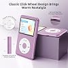 Reproductor MP3 innioasis 64GB con Bluetooth, Soporte Lossless DSD DAC FLAC, Reproductor de música clásico Y2 con listas de reproducción y radio FM, Diseño nostálgico, Soporta hasta 2TB Púrpura 4