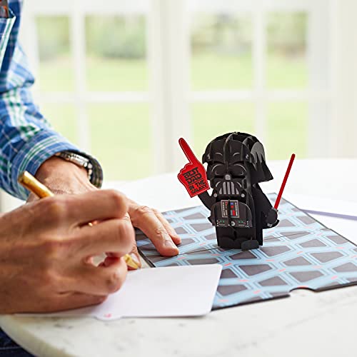 Lovepop Star Wars™ Darth Vader™: Best Dad in the Galaxy Pop Up Card, 5x7-3D Father's Day Greeting Card, Celebration Cards, Pop-Up Birthday Card for Dad, Star Wars Birthday Card - Image 5