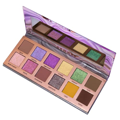Whats Up Beauty - Geodes Eyeshadow Palette Talc Free Clean Cruelty Free Made In Italy Makeup #TOP6