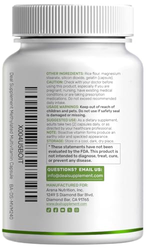 Deal Supplement Methylated Multivitamin