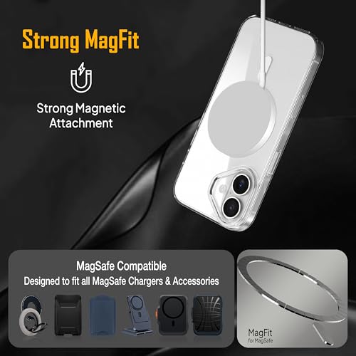 Image of Zapcase Back Case for iPhone 17 | Slim Lifetime Anti-Yellow Crystal-Clear Cover with Elevated Camera Protection & MagSafe Compatibility | Premium German Polycarbonate | Shockproof | Clear