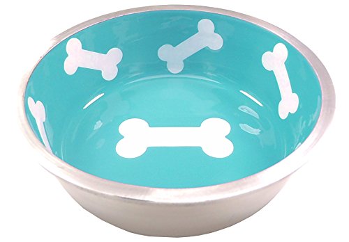 PLATZ PET SUPPLISES&FUN(プラッツ)犬用食器 マジェスティックボウル Mサイズ ターコイズブルー