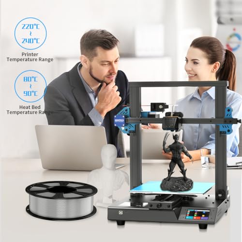 Image of GIANTARM PETG Filament 1.75mm 1kg (2.2lb), Grey PETG Filament for 3D Printer, ±0.02mm Accuracy, High Precision, Strong Toughness, Neatly Wound & Moistureproof, Non-Clogging&Non-Stringing, Grey