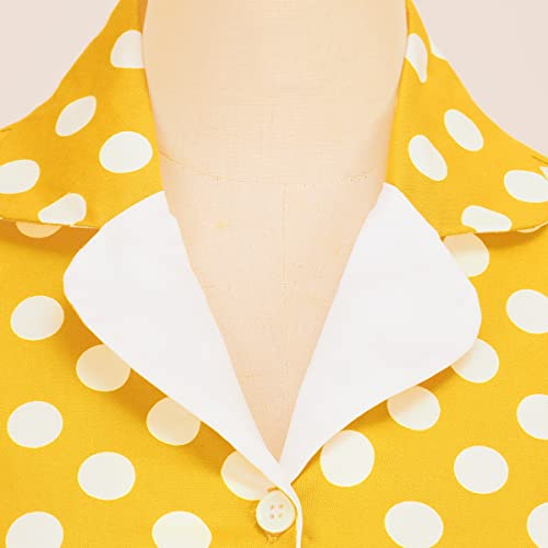 Image of 50s Dresses for Women Vintage 1950s Notch Lapel Cocktail Dress Retro 60s Rockabilly Audrey Hepburn Tea Party Dress | 50's Style Audrey Hepburn Rockabilly Dresses for Women Tea Party Dresses 1930s 1940s Retro Office Work Theme Prom Swing Dress