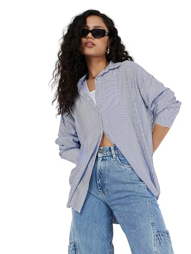 Image of Sassafras Women Polka Dot Oversize Shirt