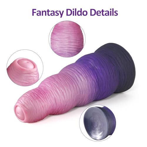Image of 13 Inch Huge Thick Monster Dildo, XXXL Silicone Fantasy Dildos | Big Giant, Extra Large, Strong Suction Cup, Massive Butt Plug for Anal Play, Adult Sex Toys, For Advanced Women Men Gay