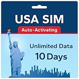 TSIM USA SIM Card 10 Day | Unlimited Data | High...