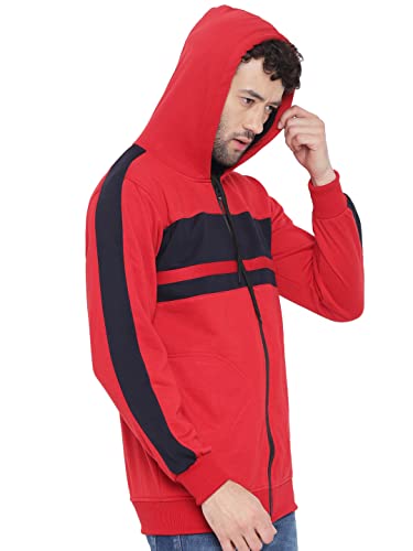 Image of AHHAAAA Cotton Blend Hoodies Sweatshirt for Men 262M