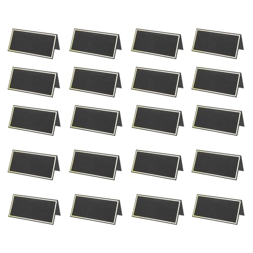 Cartes de table réservées dorées à la feuille d'or pour un plan de table de mariage élégant - 6