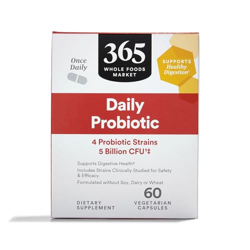 365 by Whole Foods Market, Daily Probiotic 5 Billion CFU, 60 ct