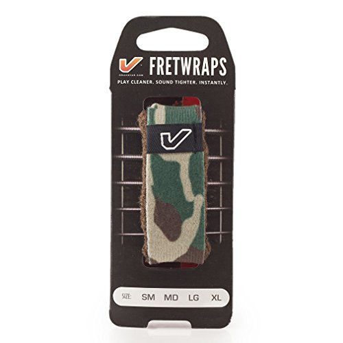 Gruv Gear FretWraps Camo String Muters 1-Pack (Camo Green/Brown, Small)