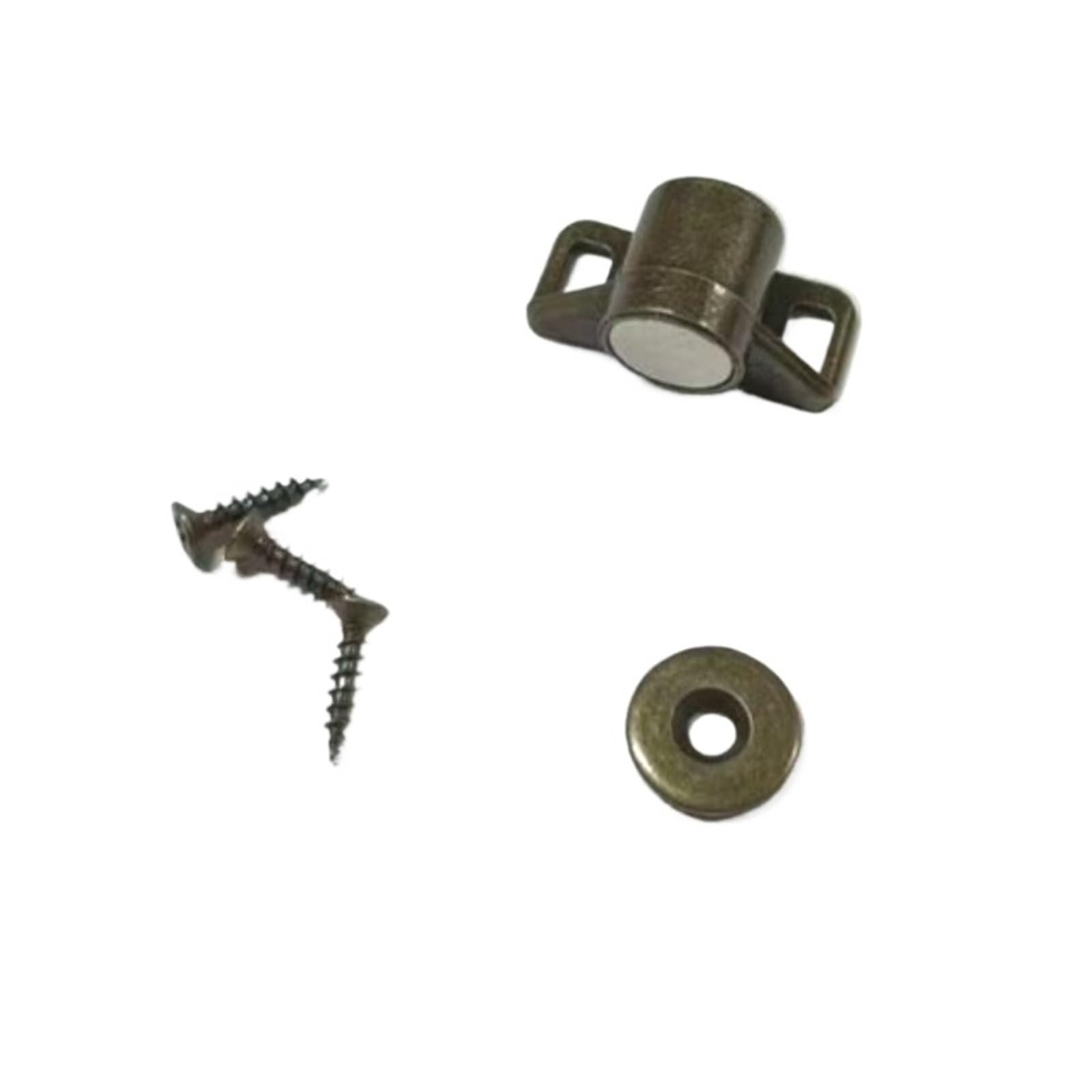 Ppqiru Copper Color 10Pcs Cabinet Magnetsdoor Catch For Cupboards