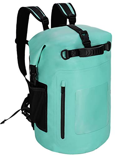 MIER Mochila seca 100  impermeable  con tapa enrollable  bolsa flotante  fácil acceso