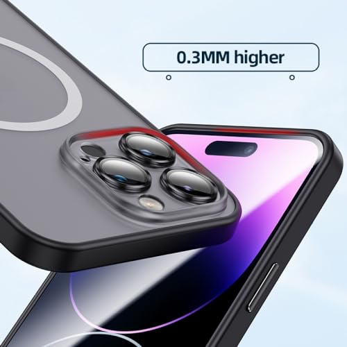 Étui de téléphone magnétique violet pour iPhone 14 Pro Max ENILSA
