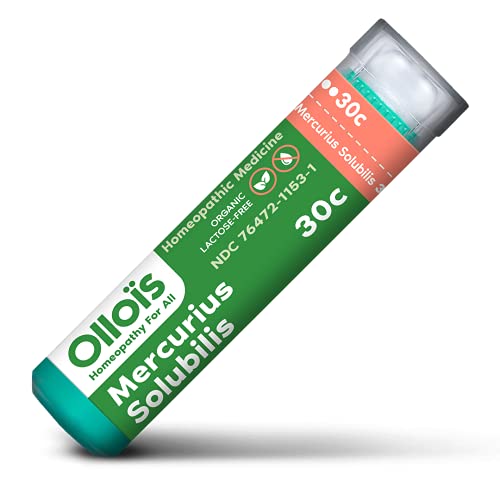 Olloïs Mercurius Solubilis 30C, Organic, Vegan Homeopathic Medicine, 80 Pellets #TOP27