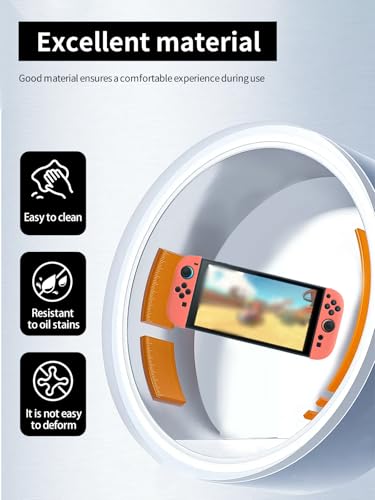Lot de capuchons de joystick en silicone pour Nintendo Switch 2, WUNIAK directionnels en silicone coloré, design fin, prise en main antidérapante et kit de réparation de boutons à faire soi-même – vue 5