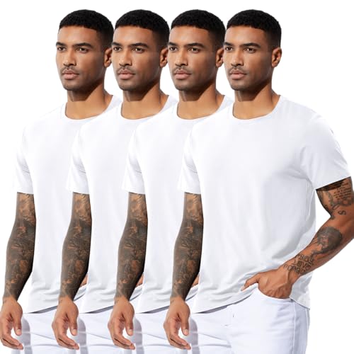 Arjen Kroos Men's Quick Dry Gym T-Shirts Multipack Workout Short Sleeve Shirts Athletic Running Undershirts2