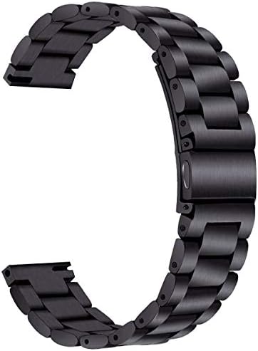 V-MORO Metal Strap Compatible with Galaxy Watch 3 45mm Bands/Gear S3 Band Solid Stainless Steel Replacement for Samsung Galaxy Watch3 45mm/Gear S3/Galaxy Watch 46mm(2019) Space Gray