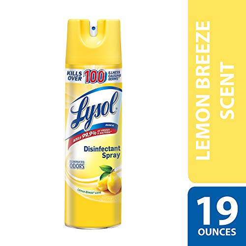 Image of Lysol Disinfectant Spray, Lemon Breeze, 76oz (4X19oz)