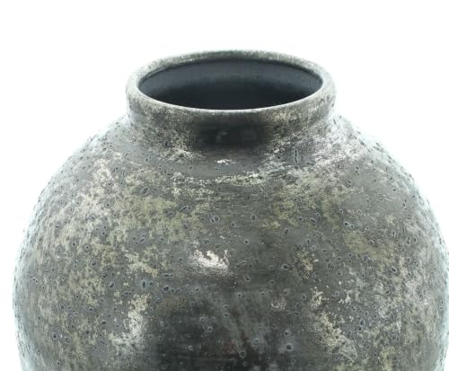 Vase à fleurs en métal doré de table pour branche et fleur séchée