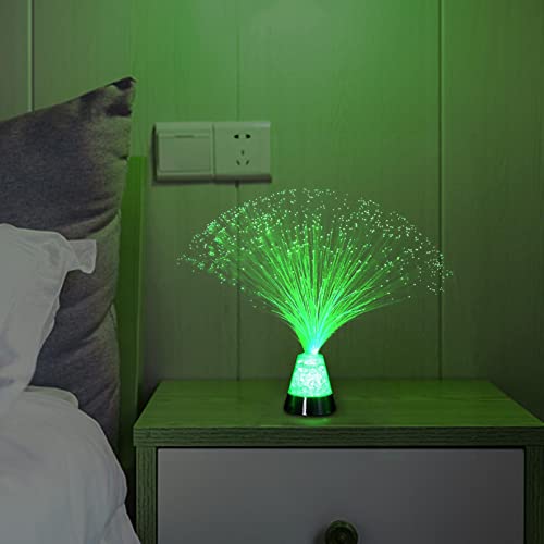 dpityserensio Color Changing Fiber Optic Lights, Fiber Optic Lamp, Colorful Led Fiber Night Lamp, Tabletop Centerpieces Decor for Room Bar Wedding Holiday Party