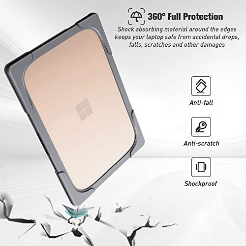Capa protetora ProCase para Microsoft Surface Laptop 3 de 13,5 polegadas com teclado de metal, capa