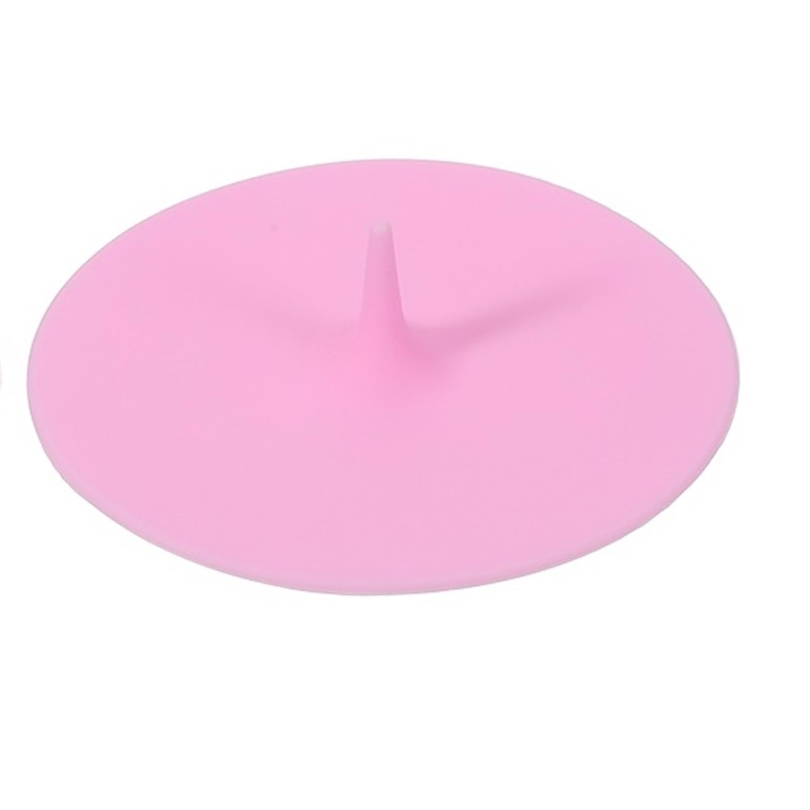 5Pcs Silicone Cup Covers Teardrop Universal Lids Reusable Drinking Hot Cold Beverages For Mugs Tea Cups Coffee for Cups(Pink)