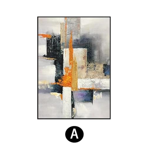 Tableau d'art mural moderne or et géométrie abstraite salon