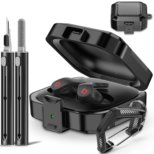 with Safety Lock Carbon Fiber for Beats Fit Pro Ca...