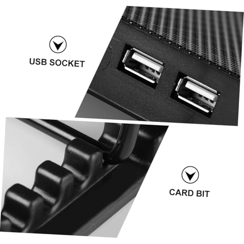 Base enfriadora para laptops con doble ventilador USB miniatura 3