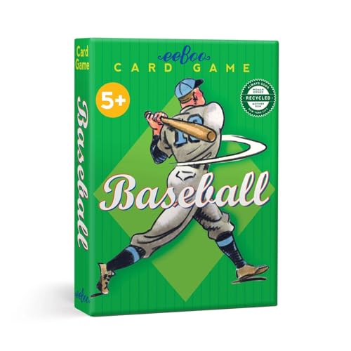eeBoo -Baseball Playing -Cards and -Game